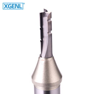 Xgenl 3フルート木工エンドミルズドアスロットフラッシュルータービット1/2 1/4ストレート高精度CNCフライスカッター
