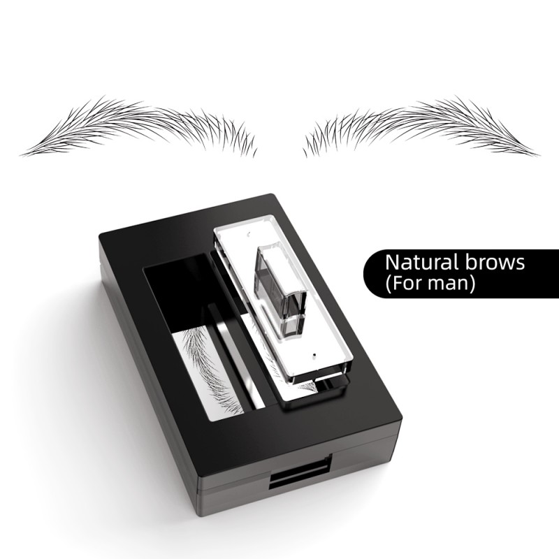 Sourcils naturels pour hommes (couleur noire)