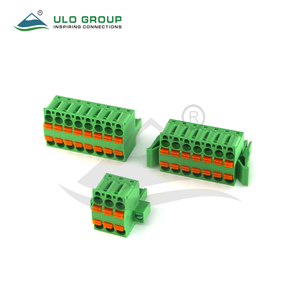 Bloques de terminales enchufables de doble nivel, Conectores eléctricos de resorte con enganche de 5,08mm, paso de 12A 320V - Product Image 3