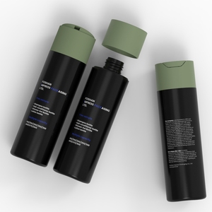 圆筒形状200毫升光泽定制标志乳液挤压HDPE塑料洗发水护发瓶 - Product Image 3