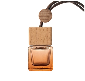 8ml Personalizado Mini Vazio Car Difusor Pingente Novo design odor âmbar difusor de vidro perfume pendurado garrafa do carro compra difusor