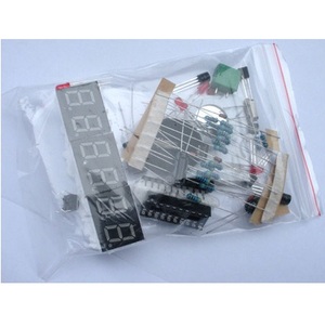 AT89C2051 Kit orologio elettronico digitale Display Suite modulo elettronico parti e componenti Kit fai da te DC 9V-12V - Product Image 3