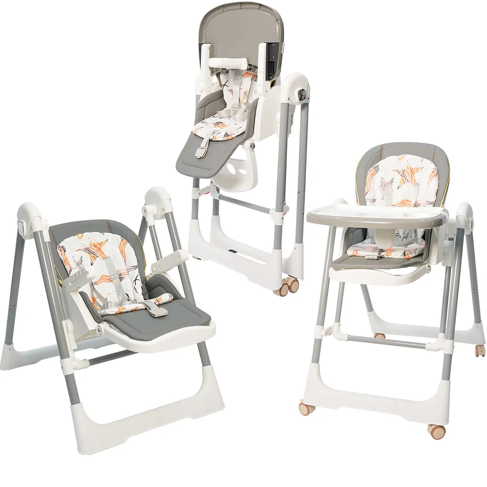 Yüksek bebek sandalyesi taşınabilir yüksek sandalye bebek besleme ayarlanabilir çıkarılabilir güvenlik çocuk yemek sandalyesi restoran bebek yüksek besleme