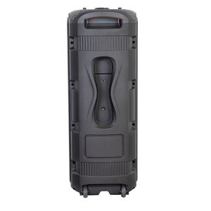 中国製oem odm skdダブル12インチサブウーファー40w rmsパワーハイパワーフラッシングLEDモバイルトロリーBluetoothスピーカー