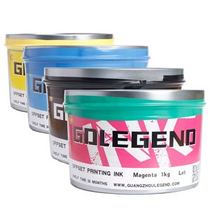 高品质光泽CMYK溶剂油墨工艺单张胶印油墨快干颜料溶剂 - Product Image 1