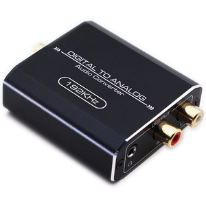 Amplificador convertidor de Audio Digital a analógico de 3,5mm DAC SPDIF óptico a adaptador de Audio estéreo Digital a analógico de 3,5mm Audio R/L
