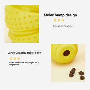 Không thể phá hủy con chó nhai đồ chơi-bpa miễn phí bàn chải đánh răng thiết kế cao su nhai cho hung hăng nhai & nha khoa làm sạch - Product Image 3