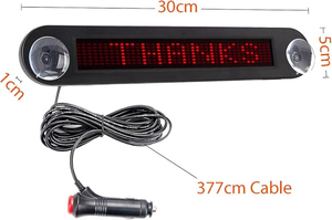 Fern gesteuertes 12-V-LED-Display mit programmier barem Bildlauf für Auto-und Laden werbung - Product Image 2