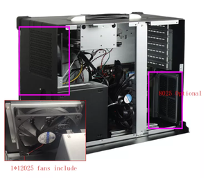 Nuevo modelo portátil industria computadora 17,3 pulgadas 1920*1080 resolución Atx Matx PC chasis de computadora con teclado - Product Image 4