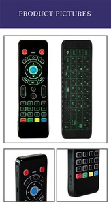 Ranboda T16 retroilluminato 2.4GHz Wireless IR apprendimento 6-giroscopio Touchpad vocale telecomando Air Mouse Mini tastiera per Android TV Box - Product Image 3