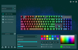 Teclado USB retroiluminado RGB de tamaño completo mecánico con interruptor 104 teclas ABS ordenador portátil Aplicación de número de escritorio nueva condición