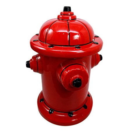 Red fire hydrant candy storage jar