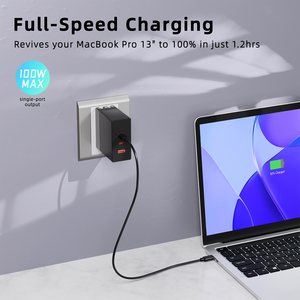 PD 100W GaN <strong>Charger</strong> Single Type C Port Mutil USB C Universal Travel <strong>Charger</strong> with OTP &amp; OVP Protection 3.0 Function - Product Image 5