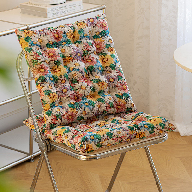Aguja de 16 puntas, estilo algodón-lino, diseño floral.