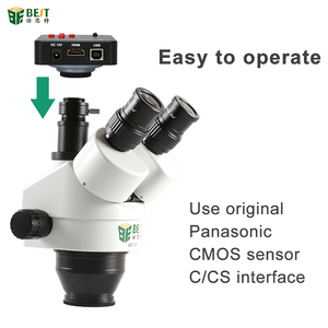 HD 1080P 60FPS Digital Video USB C-Mount Microscopio Cámara Trinocular Estéreo Microscopio para DIY Computadora PCB Reparación OEM ODM - Product Image 4