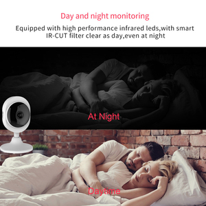 Cámara de red CCTV para el hogar inteligente de 2MP, intercomunicador de voz para interiores con alertas de movimiento de Audio bidireccional, Mini cámara de seguridad IP Wifi HD - Product Image 3