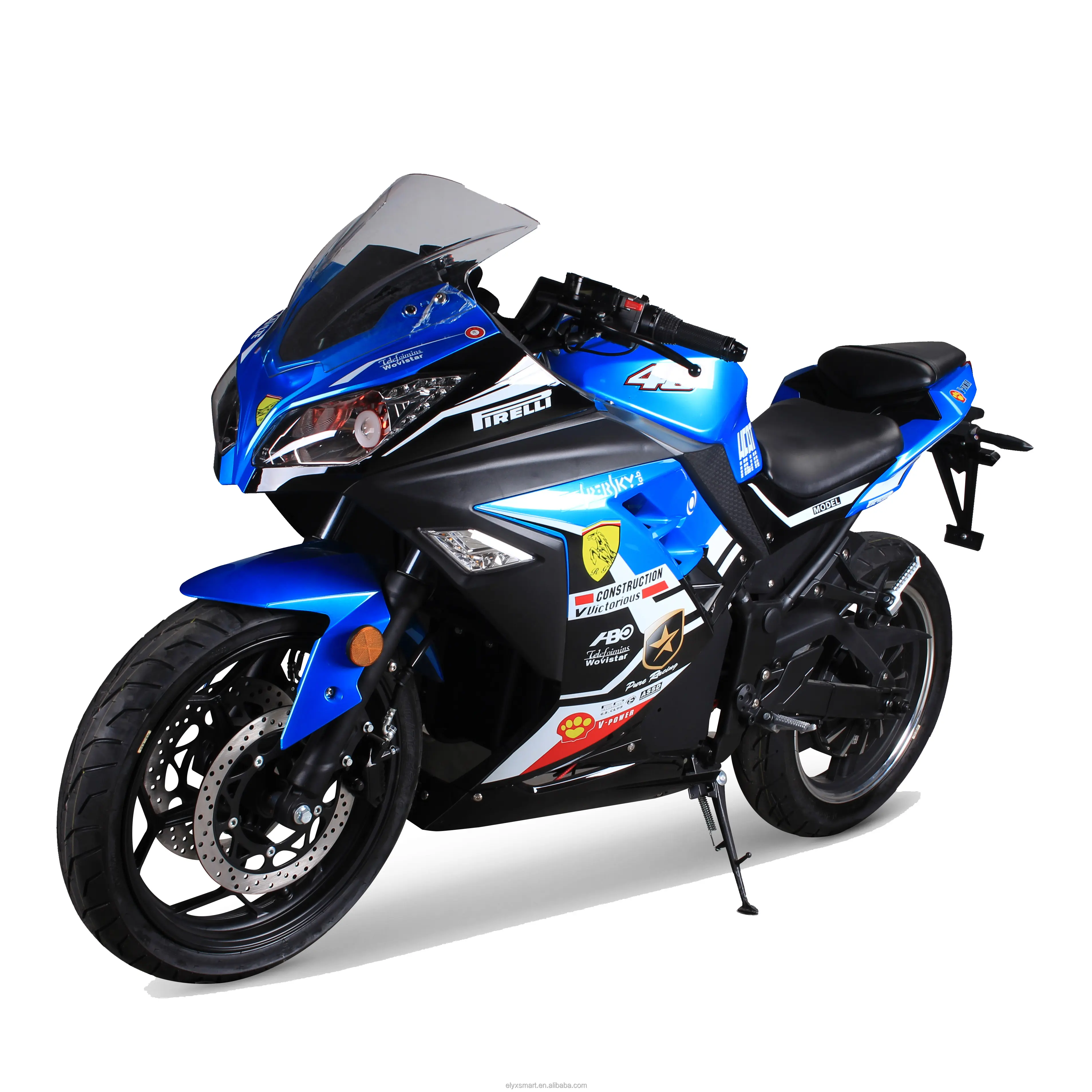 Elyx ZEN 72V80Ah 5000W 빠른 속도 큰 힘 스포츠 리튬 배터리와 멋진 스타일 전기 오토바이 스쿠터