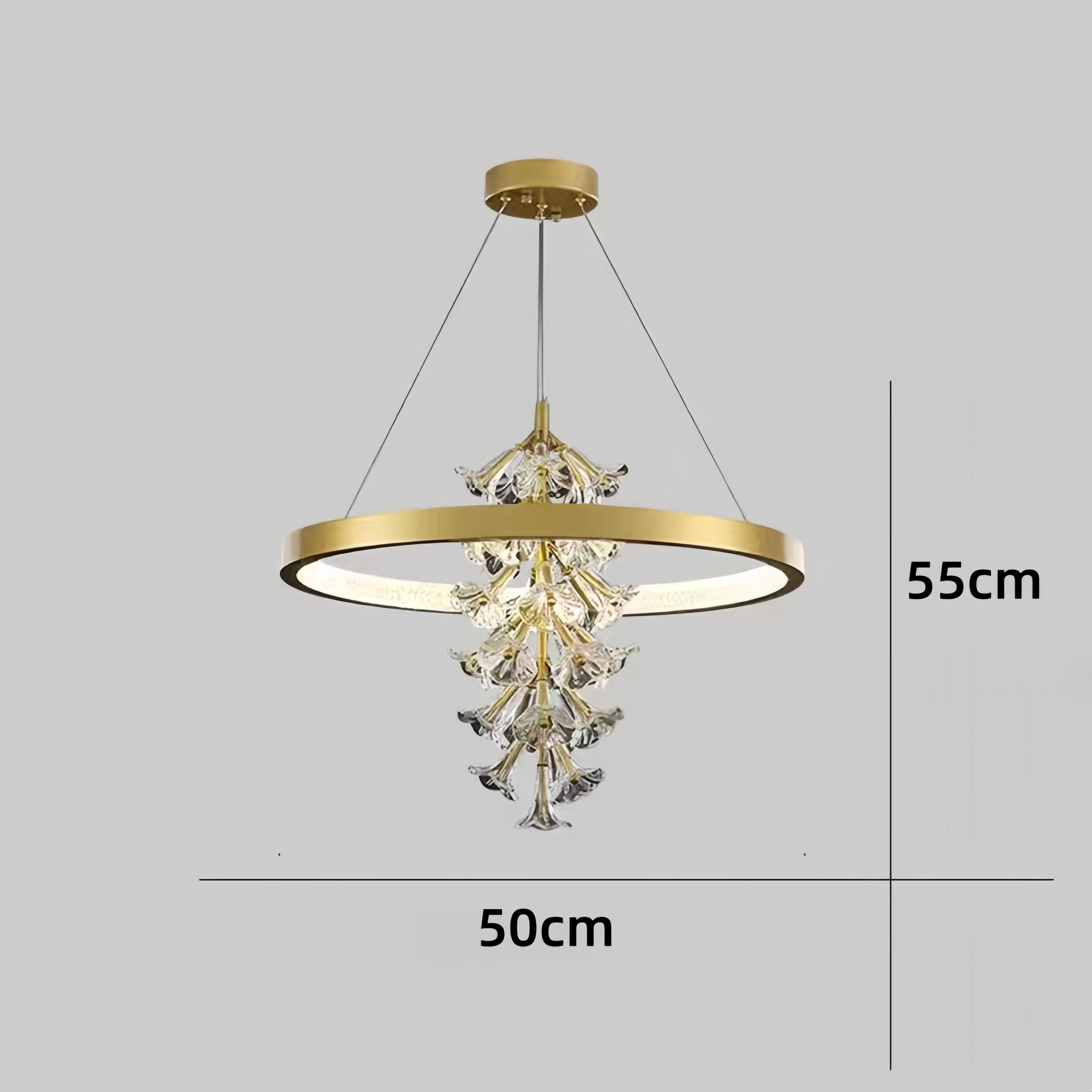 Gold tree-shaped 50*55cm