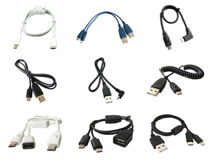 短30厘米微型USB 5针安卓充电器电缆USB 2.0 AM至V8 5针微型USB数据线 - Product Image 6