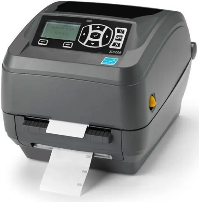 Zebra Genuine ZD500R 203 dpi with RFID Printer Direct/Thermal Transfer Barcode Label Printer 4 inch ribbon desktop barcode printer