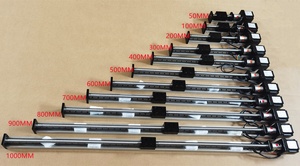Guía de movimiento lineal para máquina Cnc, módulo Micro lineal con Motor paso a paso, actuador lineal