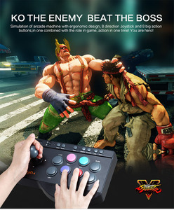 PXN 0082 12 botones Turbo Marco USB Arcade Stick controlador de juego para PC/PS3/PS4/XBOX ONE/XBOX 360/interruptor - Product Image 5
