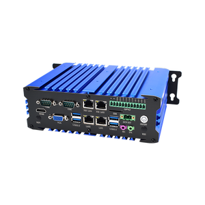 組み込みItx IoT Pc 4 LanメタルケースコンピューターマルチLanファンレスデジタル化Pc - Product Image 3