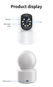 Çift ışık gece görüş ile HD WIFI PTZ güvenlik kamera 360 ° interkom sınır ötesi patlamaya dayanıklı ses bulut veri IP ağ - Product Image 2