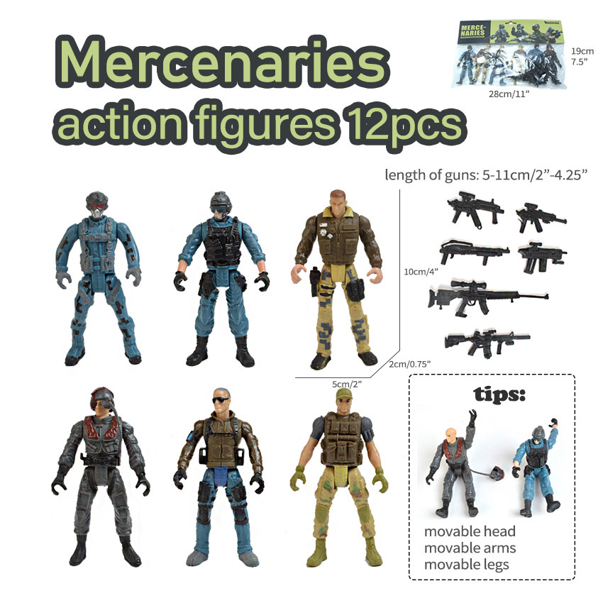 Mercenarios 12 piezas