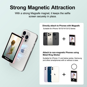 Kingma Từ Vlog Ảnh Tự Sướng Màn Hình Màn Hình Ph02/Ph01 Thời Gian Thực Âm Thanh Video <span class=keywords><strong>Sync</strong></span> Tương Thích Cho <span class=keywords><strong>iPhone</strong></span> Nhiếp Ảnh Phụ Kiện - Product Image 2