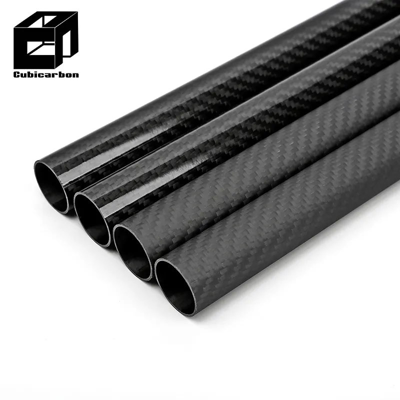 OEM High Strength Carbon Fiber Carbon Fiber Tube 100% Real 3K Twill Matte/Glossy Carbon Fibre Pole Factory Direct