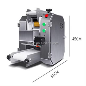 Commercial Automatic Tabletop Automatic Dumpling <strong>Empanadas</strong> Gyoza Pizza Dough Skin Wrapper Making Machine,dumpling Machine - Product Image 2