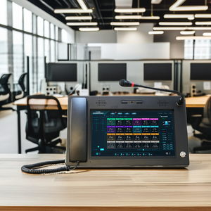 11'6 Inch <strong>SIP</strong> Phone Call Stations IP Network Operator Workstation Control Room Consoles PA Operator Broadcast <strong>Intercom</strong> <strong>Systems</strong> - Product Image 5