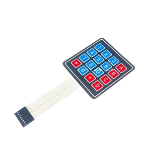 16键按钮4x4矩阵键盘薄膜键盘开关4x4阵列矩阵键盘DIY - Product Image 1