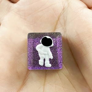 Kişilik dağıtım tutkal klavye tuşları yıldızlı s-ky astronot Keycaps mekanik klavye kiraz çapraz eksen tuşları için - Product Image 3