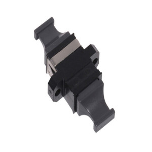 <strong>MTP</strong>/MPO-8/12/24 Black Fiber Optic <strong>Adapter</strong>/Coupler with Flange, Key Up to Down Fiber Optic <strong>Adapter</strong> Optical Coupler <strong>MTP</strong> MPO - Product Image 2