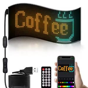 Flexibele <span class=keywords><strong>Led</strong></span> Reclame <span class=keywords><strong>Display</strong></span> Rechthoek Verlicht <span class=keywords><strong>Matrix</strong></span> <span class=keywords><strong>Led</strong></span> Teken Voor Opknoping Installatie - Product Image 1