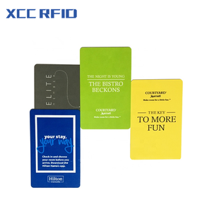 คีย์การ์ดโรงแรม RFID ขนาดเล็ก13.56MHz Iso 1K กันน้ำได้การพิมพ์บัตรเต็มรูปแบบป้องกันโลหะแม่เหล็ก - Product Image 2