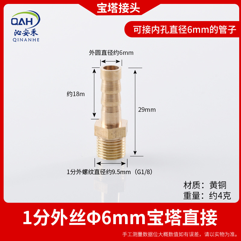 1 minute outer wire insert 6mm pagoda