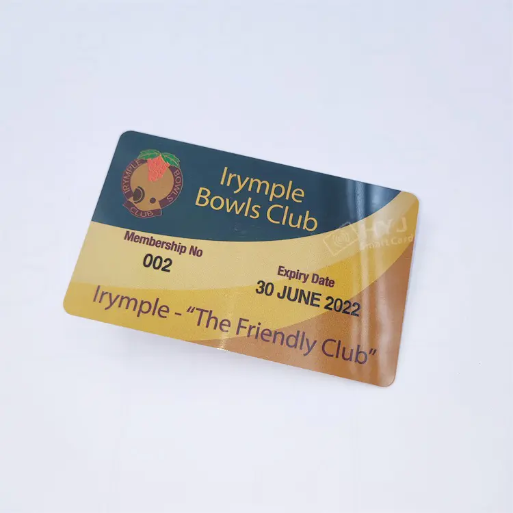 CR80 ISO Plastic Membership Credit Card Size PVC Loyalty Card For Club/Shop