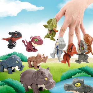 2024子供がダイノのおもちゃの動物を噛むストレス解消指を噛むミニ恐竜のおもちゃ子供のための面白いそわそわのおもちゃ