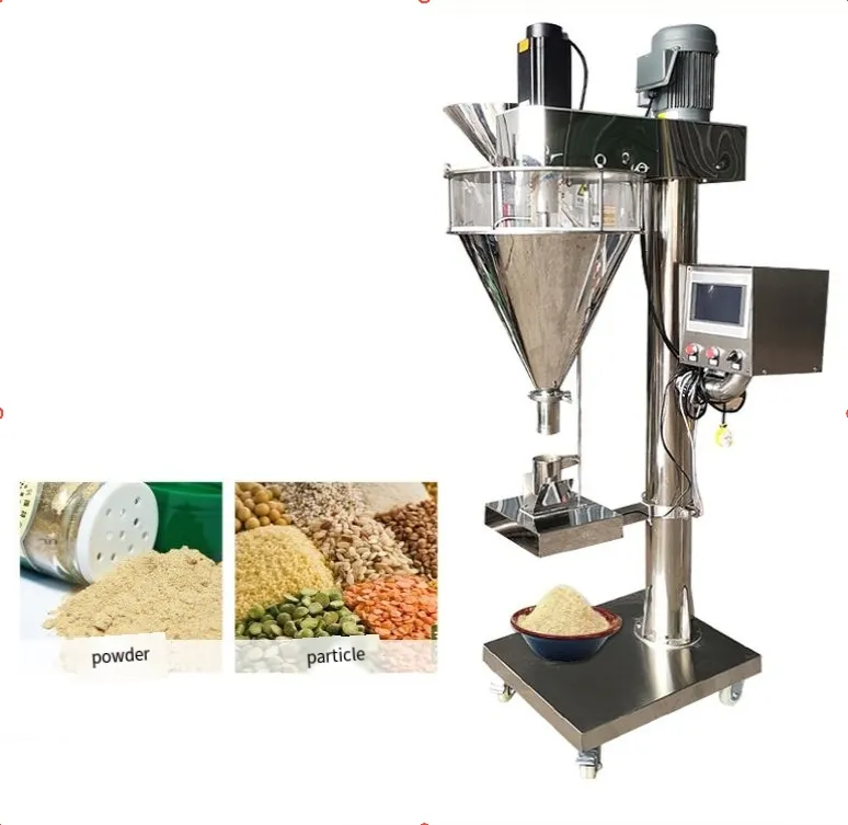 自動ステンレス鋼オーガーフィラーコーヒー小麦粉スパイス粉末充填機乾燥粉末包装機