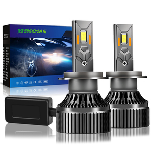 YHKOMS High-Efficiency F8 <strong>LED</strong> Headlamp 100LM/<strong>W</strong> 15 CSP Chips 6000K Color Temperature Compatible with H1 H4 H7 9006 New Condition - Product Image 1
