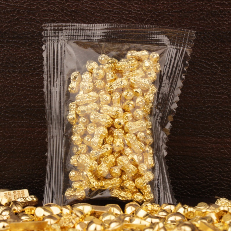 cacahuètes en plastique colorées, 100 par paquet