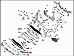 Mercedes Benz 2016-2020 için GLC sınıf 253 ön tampon yan kapak yedek parçalar vücut parçaları 2538857900 2538858000 - Product Image 3