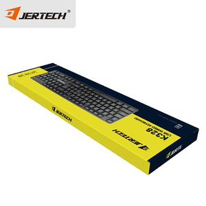 JERTECH K328阿拉伯语商务办公室klavye布局原始设备制造商品牌全尺寸Teclado黑色USB定制有线电脑键盘 - Product Image 5