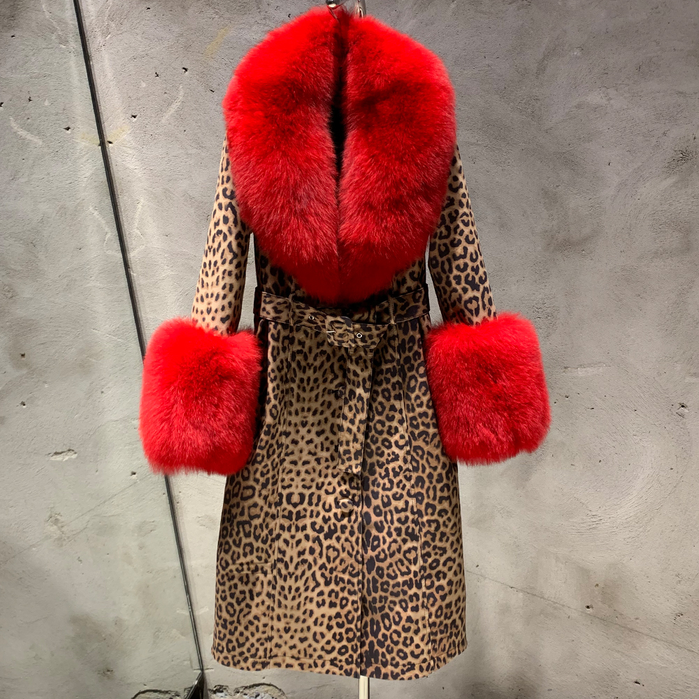 Cow Leopard Pattern+Red Fox