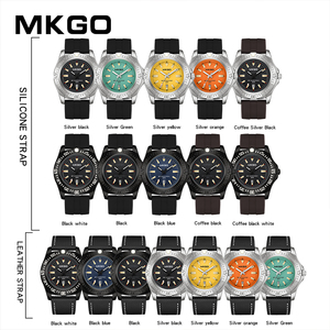 MAKAGO 8014 Casual Chic Men's Quartz Watch Two Straps Option Life Waterproof Auto Date Trendy Fashion Male Wristwatch - Product Image 6