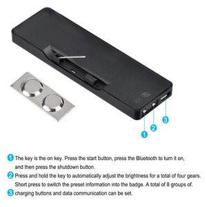 Мигающий ярлык с именем USB Программируемый прокручивающий сообщение СВЕТОДИОДНЫЕ панели дисплея