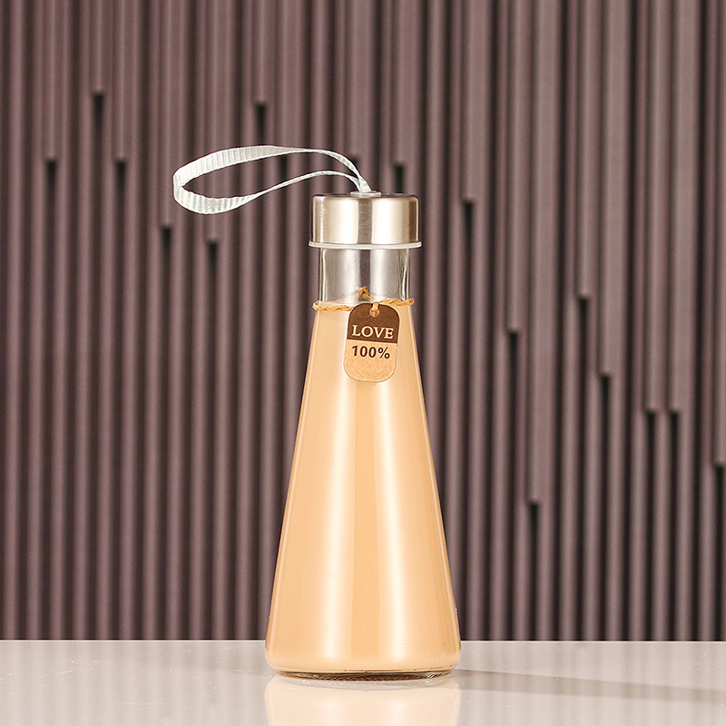 350ml conical shape+stainless steel cover